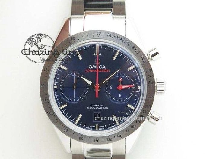 0207 Fashionable De Ville Prestige Real Power Reserve SS TW 1:1 Best Edition White Dial Blue Markers On Leather Strap A 8094